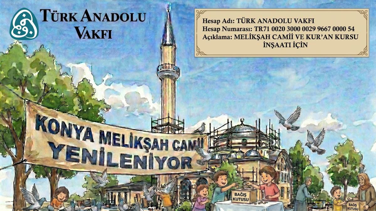 Meram Melikşah Camii ve Kur'an Kursu Yenileniyor.