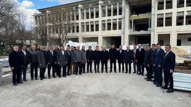 İÇİŞLERİ BAKANI SAYIN MUSTAFA ÇİFTÇİ KONYA İMAM HATİP LİSESİ İNŞAATINI ZİYARET ETTİ