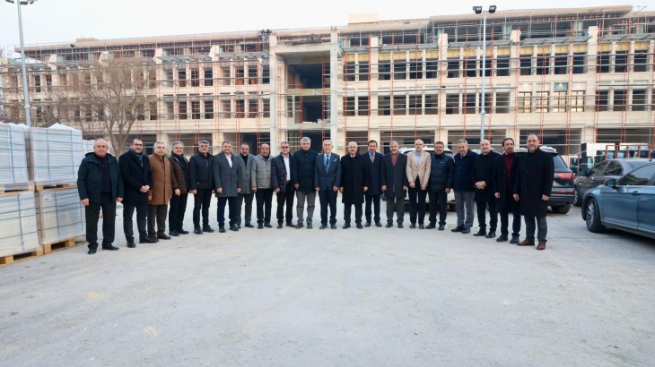 KONYA VALİSİ İBRAHİM AKIN KONYA ANADOLU İMAM HATİP LİSESİ İNŞAATINI ZİYARET ETTİ.